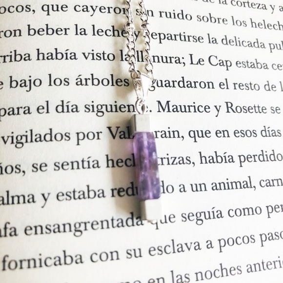 Alquimia Jewelry - 3 /35 AMETHYST PENDANT NECKLACE